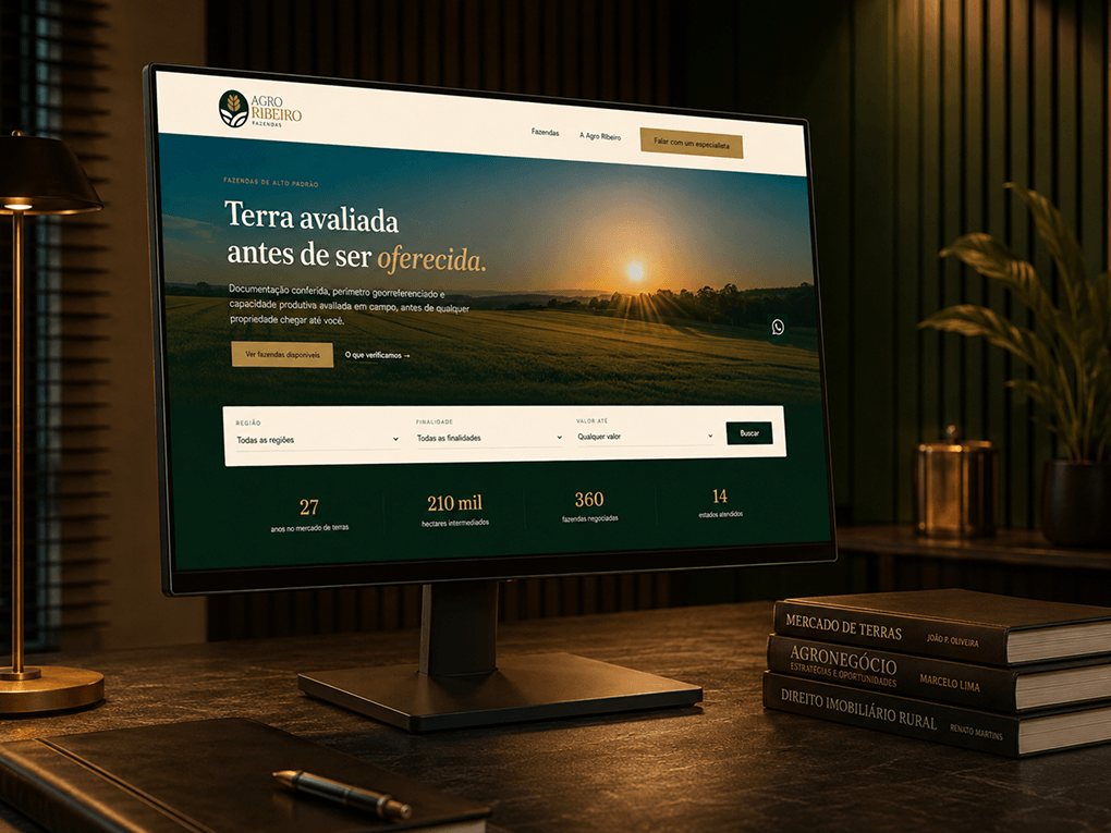 Agro Ribeiro — Homepage
